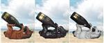 HRD30885 Equine Wine Horse Wine Bottle Holder 3 asst